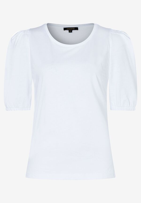 4031664069351 - T-Shirt mit Puffärmeln weiß Sommer-Kollektion