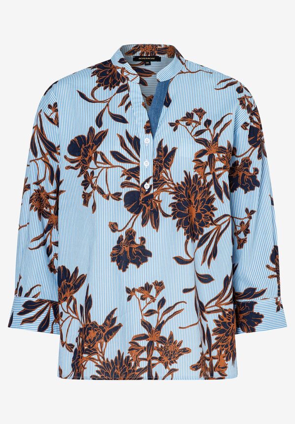 4031664071538 - Streifenbluse mit Blumenprint Sommer-Kollektion