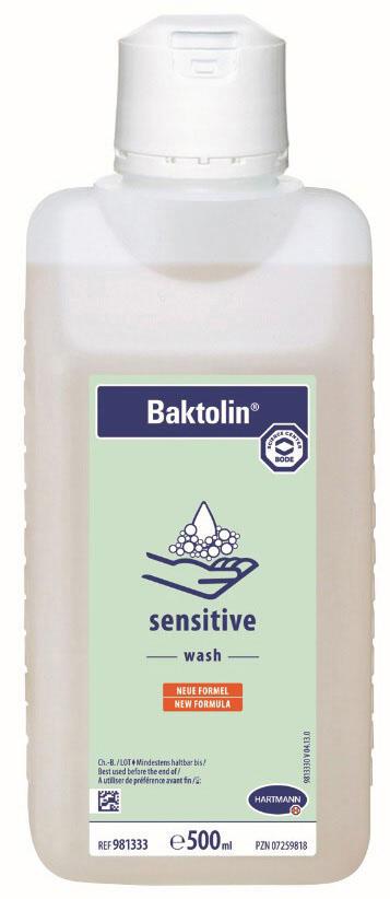 4031678062911 - Bode Baktolin® sensitive Waschlotion Milde Waschlotion zur Reinigung von beanspruchter Haut 500 ml - Flasche