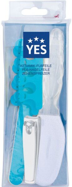 4031683069776 - Pedi-Care Fuß pflegeset blau + 6cm Nagelknipser 1 Stk