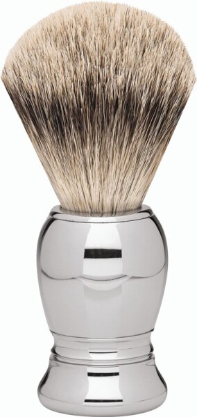 4031683074077 - Erbe Shaving Shop Premium Design MILANO Rasierpinsel Silberspitz Metall glänzend 4031683074077 - Erbe Shaving Shop Premium Design MILANO Rasierpinsel Silberspitz Metall glänzend