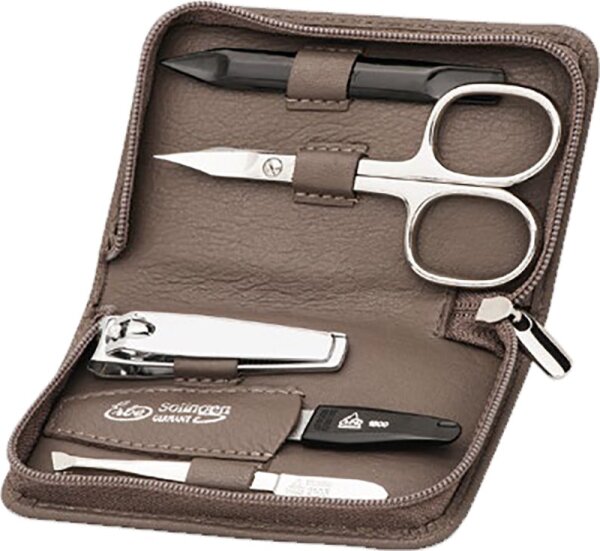 4031683090169 - Collection fü nfteiliges Manicure Set im Leder-Reiß verschluss-Etui rot 4031683090169 - Collection fü nfteiliges Manicure Set im Leder-Reiß verschluss-Etui rot
