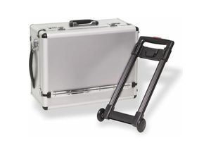 4031765208406 - - Pilotenkoffer Silver Stripe Koffer Reisekoffer Alu Alukoffer Trolley Alutrolley