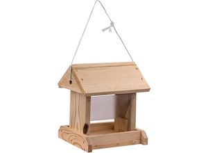 4031765414845 - - Vogelhaus Stieglitz Vogelhäuschen Futterstelle Holzhaus Holzhäuschen 20x16x215cm