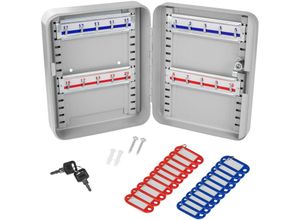 4031765415200 - - Schlüsselkasten mit 20 Haken DSK20 Schlüsselschrank Schlüsselbox