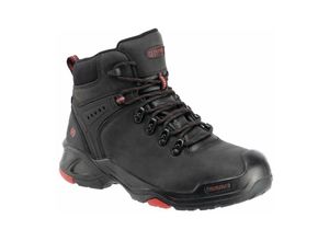 4031783001133 - Sicherheitsstiefel Brooklyn Größe 41 schwarz rot S3 src hro en iso 20345 Rindleder - Baak