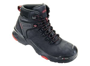 4031783002826 - Sicherheitsstiefel Bailey Größe 41 schwarz rot S3 src hro wr en iso 20345 Rindleder - Baak