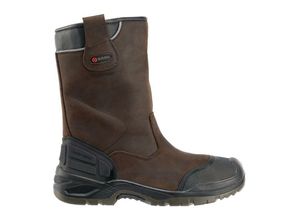 4031783012382 - Sicherheitsschlupfstiefel Hercules Größe 42 braun S3 src wr en iso 20345 Glattleder - Baak