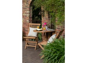 4031992217844 - riess-ambiente Gartenstuhl EMPIRE TEAK - Teakholz Outdoor klappbar wetterfest massiv