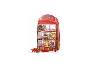 4032037743137 - Retro Süßigkeitenautomat mit Zange Weingummi Spender 50er Jahre Fruchtgummi Jellybeans Theke - Cepewa