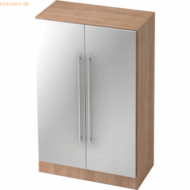 4032062127032 - PRO SIGNA G 7550 RE - Nussbaum Silber 3 OH Schrank Relinggriff Kunststoff