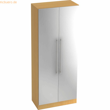 4032062127759 - PRO SIGNA G 7200 RE - Buche Silber 5 OH Garderobenschrank Relinggriff Kunststoff