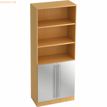 4032062128282 - PRO SIGNA G 7700 RE - Buche Silber 5 OH Schrank Relinggriff Kunststoff