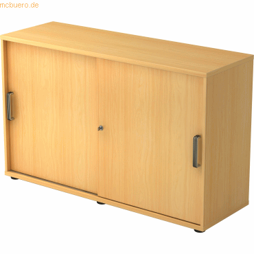 4032062131282 - HAMMERBACHER Schiebetürenschrank 1752S V1752S 6 6 SG buche 1 Fachboden 1200 x 400 x 748 cm