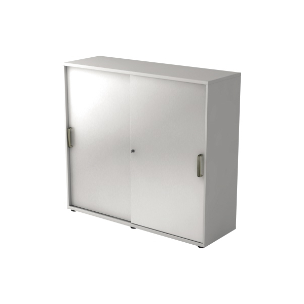 4032062131688 - Schiebetürenschrank 1753S V1753S 5 S SG lichtgrau silber 2 Fachböden 1200 x 400 x 1100 cm