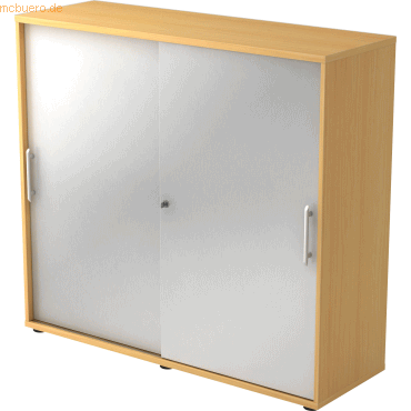 4032062131787 - Schiebetürenschrank 3FH RE Buche Silber 1200 x 400 x 1100 mm