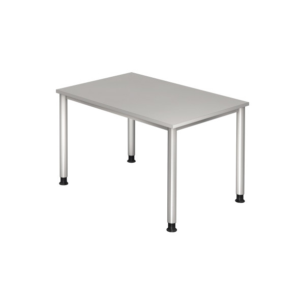 4032062139240 - Schreibtisch Ergonomic Plus H VHS12 5 S grau rechteckig 120x80 cm (BxT) manuell höhenverstellbar 4032062139240 Hammerbacher