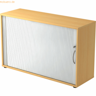4032062151129 - Rolladenschrank 2 OH BxTxH 120x40x748cm Griff BM Buche Sil 4032062151129 - Rolladenschrank 2 OH BxTxH 120x40x748cm Griff BM Buche Sil