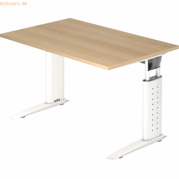 4032062164631 - VUS12 E W Schreibtisch US12 Eiche Weiß 1200 x 800 x 680 x 680 - 860 mm