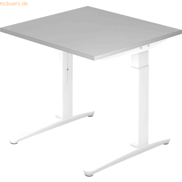 4032062168981 - PRO XTRA XB 8 WW Schreibtisch - Grau 80 x 80 höhenverstellbar