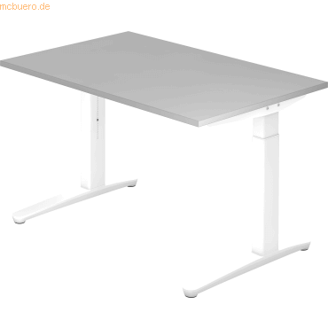 4032062169179 - PRO XTRA XB 12 WW Schreibtisch - Grau 120 x 80 höhenverstellbar