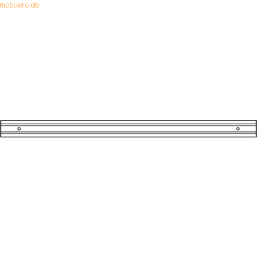 4032062173572 - Orga-Schiene 160cm ohne Halterung silber