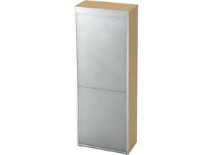 4032062181362 - ANNY-AC - Rollladenschrank mit Akustik-Rückwand 5 Fachböden Ahorn-Dekor