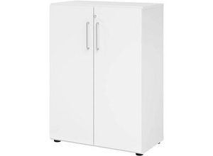 4032062184370 - Schränke Breno 3 OH abschließbar 28 kg je Boden B 800 x T 420 x H 1100 mm weiß weiß