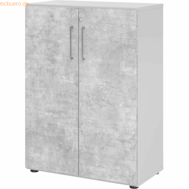 4032062186749 - Schrank Serie 9 3OH BxTxH 80x42x110cm Griff BS Ahorn Beton