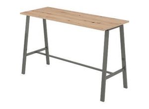 4032062194270 - Stehtisch VMPA17 R T 1042cm (H) 175x68cm (BxT) rechteckig asteiche   stahl 4032062194270 Hammerbacher