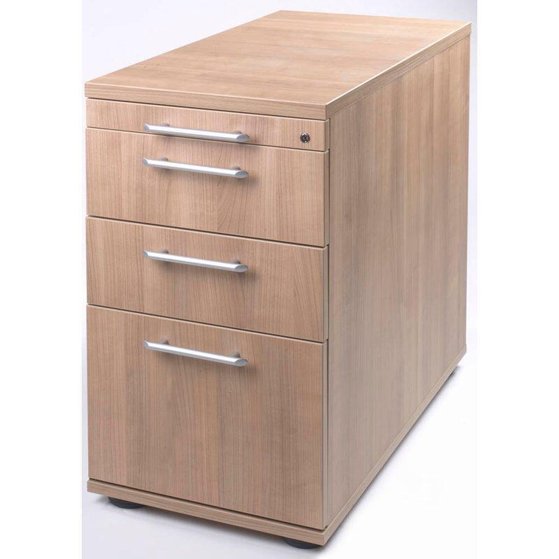 4032062194607 - Prokura Standcontainer nussbaum 4 Auszüge 428 x 800 x 720 - 760 cm