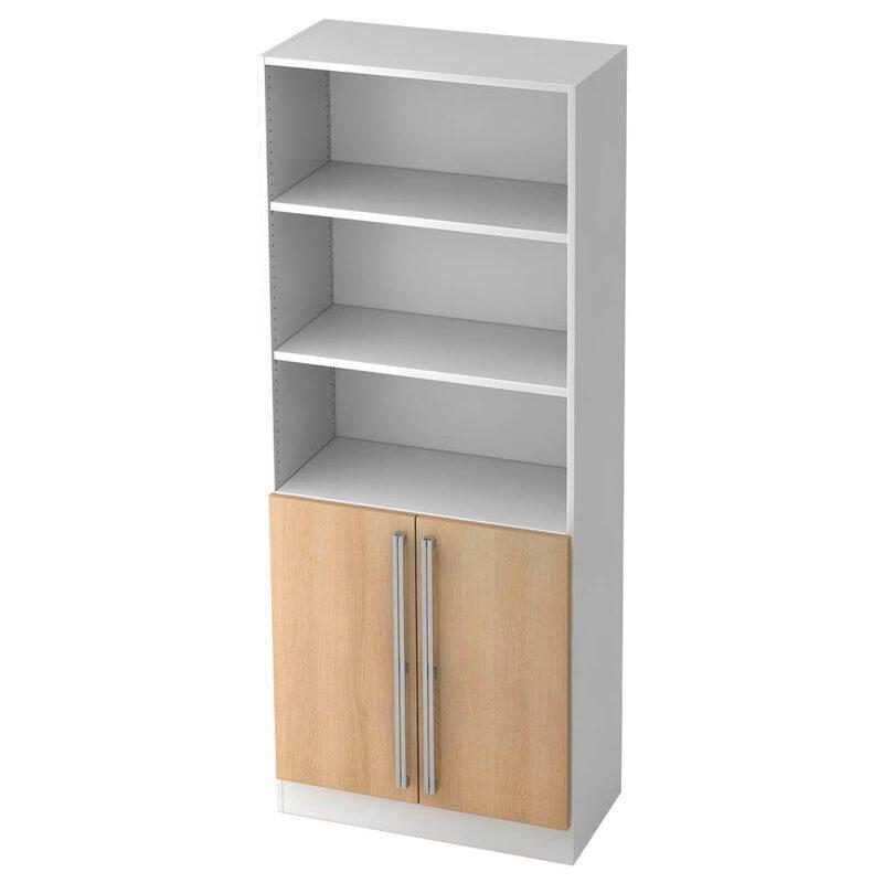 4032062236871 - Regalschrank Akandia V7700 W E NU weiß eiche 800 x 420 x 2004 cm 1 St