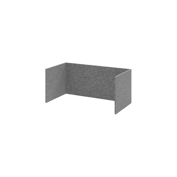 4032062306086 - FlexWall Akustikrückwand grau 748 x 373 x 328 cm 4032062306086 Hammerbacher