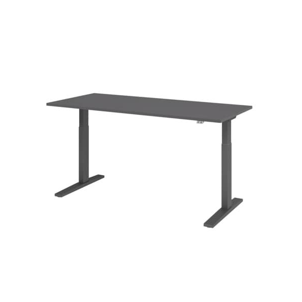 4032062322710 - Schreibtisch VXMKA19 G G elektrisch höhenverstellbar 180x80cm (BxT) rechteckig graphit   graphit 4032062322710 Hammerbacher