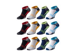 4032071557431 - Chili Lifestyle Sneaker Socken COLOR AirGrip 12 Paar Baumwolle Weichbund