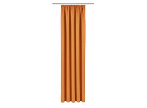 4032107172102 - Verdunkelungsvorhang VHG Leon Gr 4 orange (pastell orange) B145cm H230cm Polyester Gardinen Energie sparendWärmeschutzblickdichtverschiedene Größen