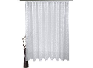 4032107314687 - Gardine VHG Mandy Gr 1 weiß B300cm H145cm Polyester Gardinen Jacquard Wirkgardineweiß