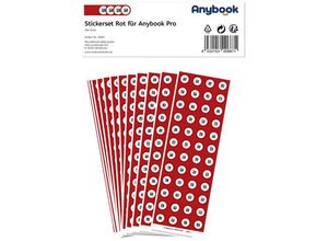 4032153006871 - Anybook Sticker-Set Stickerset Rot für Anybook Pro 480 St