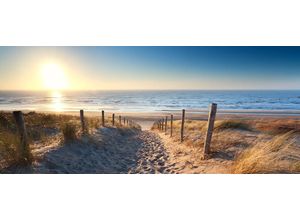 4032295093296 - Leinwandbild BÖNNINGHOFF beige (farbe bild(er) beige bla) B140cm H60cm T18cm Canvas MDF Bilder