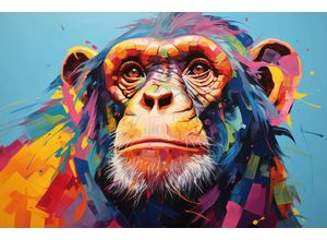 4032295094231 - Leinwandbild BÖNNINGHOFF blau (farbe bild(er) blau oran) B118cm H78cm T18cm Canvas MDF Bilder