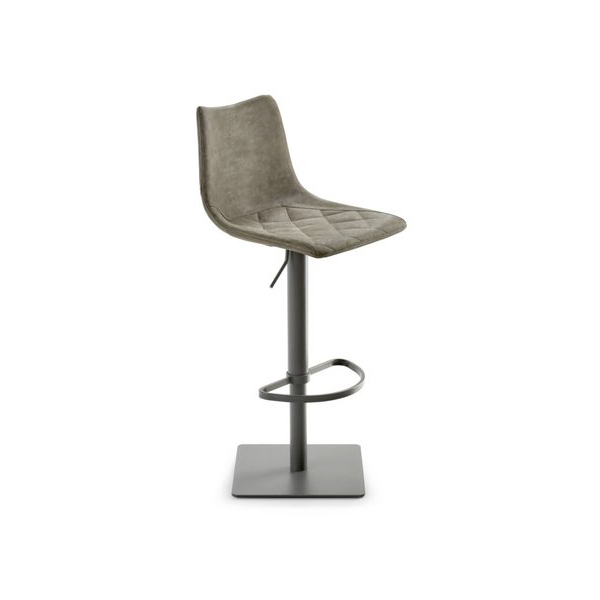 4032376009956 - Bar-Tresenhocker MY TOBY Kunstleder schlamm Vintage Gestell grau 4032376009956 Mayer