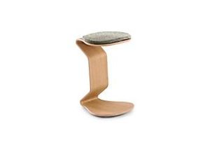 4032376010341 - Nest Nature Hocker myERCOLINO Grau Buchenholz Stoff