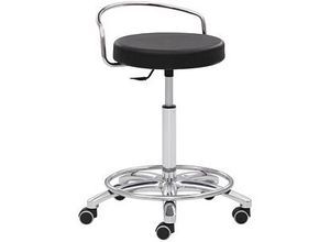 4032376550748 - Arbeitsstuhl 1253 30572 Laborhocker Drehhocker schwarz 4032376550748 Mayer