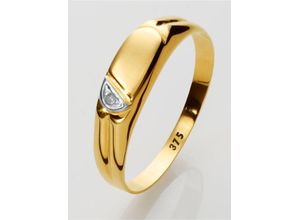 4032547018091 - Fingerring LADY Fingerringe Gr 20 Metall-Metall goldfarben (gelbgold 375) Damen Fingerringe