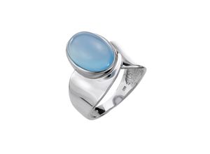 4032547018183 - Fingerring LADY Fingerringe Gr 16 Glas-Silber 925 (Sterlingsilber) blau (hellblau) Damen Fingerringe