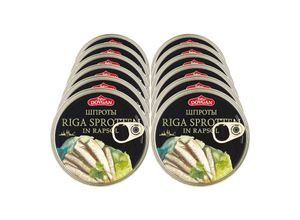 4032549004917 - Riga Sprotten in Rapsöl 160 g 12er Pack