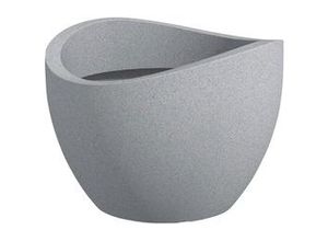 4033083595633 - Pflanztopf Wave Globe Serie 250 steingrau Beton-Optik Ø 30 cm