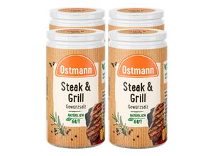 4033334045559 - Ostmann Steak & Grill Gewürzsalz Streuer 60 g 4er Pack