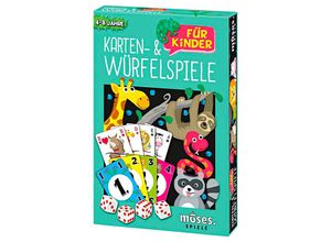 4033477902931 - Spiele-Set KARTEN- UND WÜRFELSPIELE FÜR KINDER 115-teilig in bunt