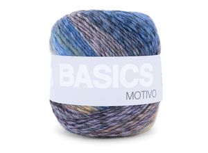 4033493331951 - Basics Motivo – Schurwollmischgarn blau color